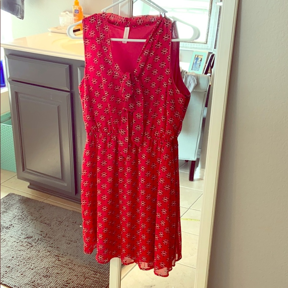 Red cute dress